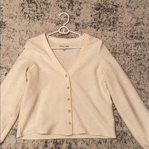 MADEWELL Texture & Thread Button Up Long Sleeve